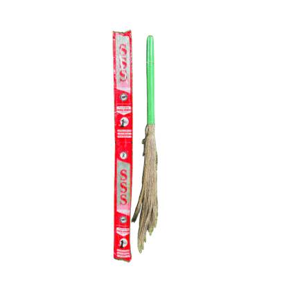 SSS Natural Grass Broom Red